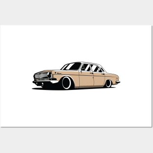 Brown Volga Gaz 24 Russian Posters and Art